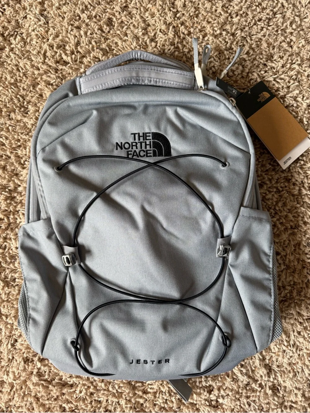 The North Face Jester Backpack - Light Gray with Black Accents